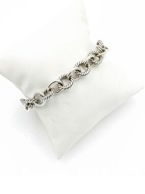 David Yurman Sterling silver unisex bracelet